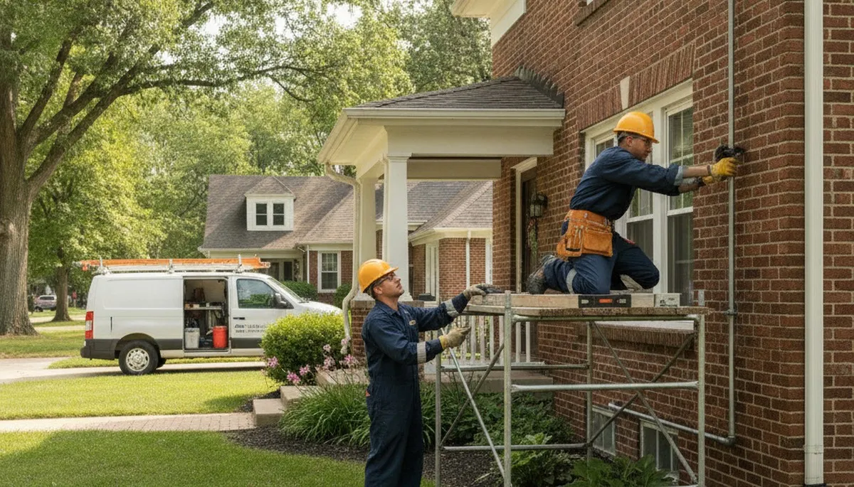 Professional plumber repairing a leak in Peoria, IL for fast plumbing repair service